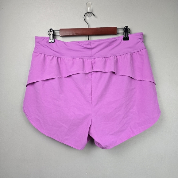 APANA Athletic High Rise Shorts Flowy Purple Womens Size XL Sporty Workout‎ - Picture 4 of 8